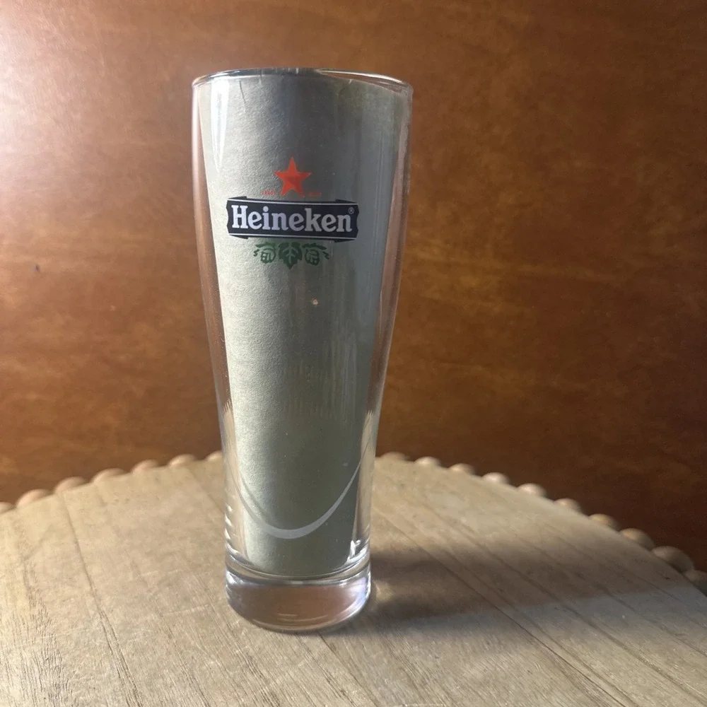 Heineken Tall Beer Glass 6.5X2.5